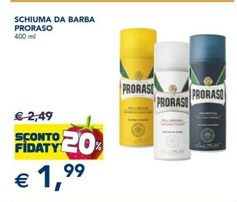 Esselunga Proraso Schiuma Da Barba offerta