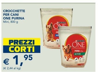 Esselunga Purina One Crocchette Per Cani Mini 800 G offerta