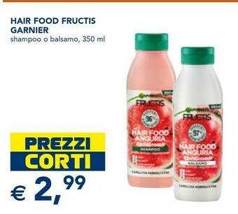 Esselunga Garnier Hair Food Fructis offerta