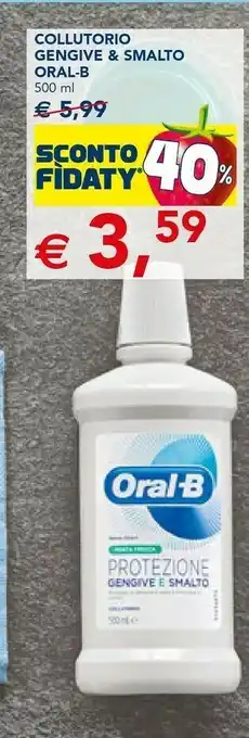 Esselunga Oral b Collutorio Gengive & Smalto offerta