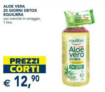 Esselunga Equilibra Aloe Vera 20 Giorni Detox offerta