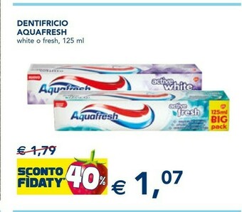 Esselunga Aquafresh Dentifricio offerta