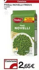 Coop Findus Findus - Piselli Novelli 1000 g(ml) offerta