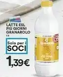 Coop Granarolo Latte Intero Più Giorni 1000 G(ml) offerta