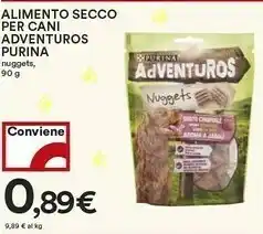 Coop Purina Alimento Secco Per Cani Adventuros Nuggets 90 G offerta