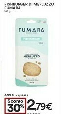 Coop Fumara Fishburger Di Merluzzo offerta