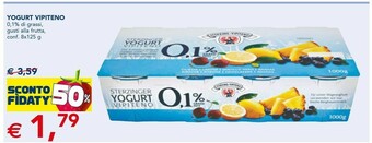 Esselunga Vipiteno Yogurt 0,1% Di Grassi Alla Frutta offerta