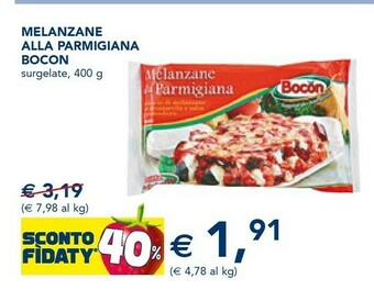 Esselunga Bocon Melanzane Alla Parmigiana offerta