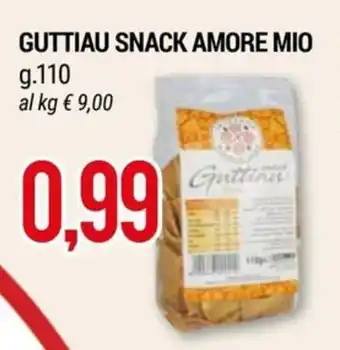 Hardis GUTTIAU SNACK AMORE MIO g.110 offerta