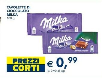 Esselunga Milka Tavolette Di Cioccolato offerta