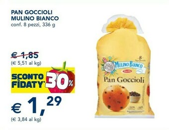 Esselunga Mulino Bianco Pan Goccioli 336 G(ml) offerta