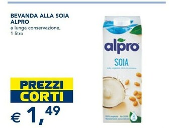 Esselunga Alpro Bevanda Alla Soia offerta