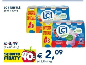 Esselunga Nestlè LC1 Vital Multifrutti X8 720 G(ml) offerta