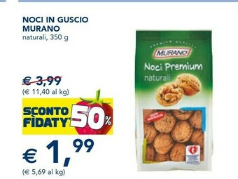 Esselunga Murano Noci In Guscio Naturali offerta