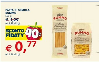 Esselunga Rummo Fusilli 500 G(ml) offerta