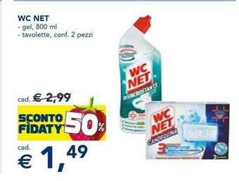 Esselunga Wc net Gel/ Tavolette offerta