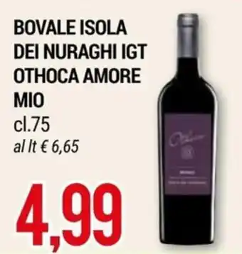 Hardis BOVALE ISOLA DEI NURAGHI IGT OTHOCA AMORE MIO cl. 75 offerta