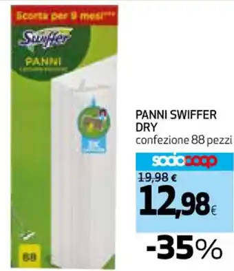 PANNI SWIFFER DRY confezione 88 pezzi