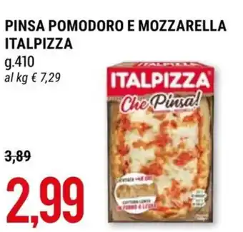 Hardis PINSA POMODORO E MOZZARELLA ITALPIZZA g. 410 offerta