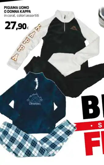 Ipercoop PIGIAMA UOMO O DONNA KAPPA offerta