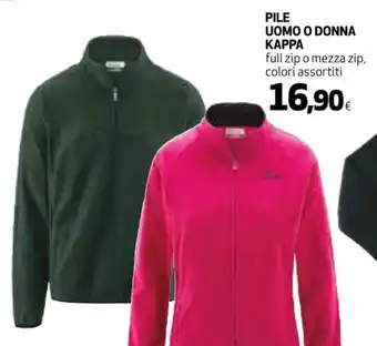 Ipercoop PILE UOMO O DONNA KAPPA offerta