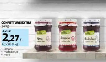 Ipercoop CONFETTURE EXTRA 340 g offerta