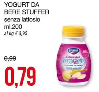 Hardis YOGURT DA BERE STUFFER senza lattosio ml. 200 offerta