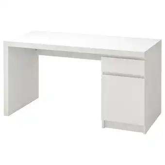 IKEA Malm scrivania, bianco, 140x65 cm offerta