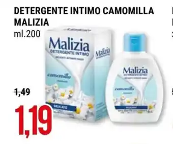 DETERGENTE INTIMO CAMOMILLA MALIZIA ml. 200
