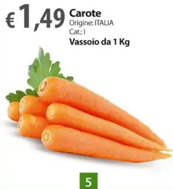 Extra Supermercati Carote 1 kg offerta