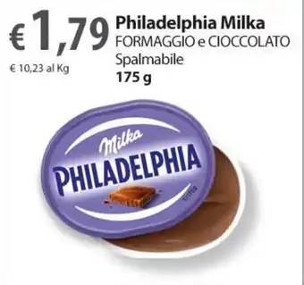 Extra Supermercati Philadelphia Milka FORMAGGIO e CIOCCOLATO Spalmabile 175 g offerta