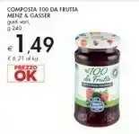 Bennet Menz & gasser Frutti Di Bosco Light 240 G(ml) offerta