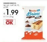 Bennet Ferrero Kinder Brioss 280 G(ml) offerta