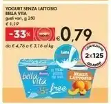 Bennet Bella vita Yogurt Senza Lattosio Pesca offerta