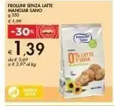Bennet Mangiar Sano - Frollino 0% Latte E Uova Con Olio Di Girasole 350 G(ml) offerta