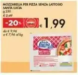 Bennet Galbani Santa Lucia Mozzarella Per Pizza Senza Lattosio offerta