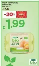Bennet Bennet Uova Biologiche Bio offerta