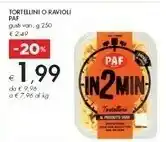 Bennet Paf Tortellini offerta