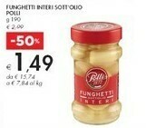 Bennet Polli Funghetti Sottolio Interi 190 G(ml) offerta