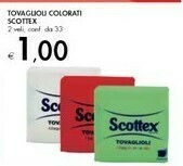 Bennet Scottex Tovaglioli Colorati offerta