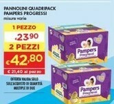 Bennet Pampers Pannolini Quadripack Progressi offerta