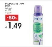 Bennet Lycia Deodorante Spray offerta