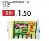 Bennet Spontex Spugna Abrasiva Fibra Plus offerta
