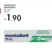 Bennet Mentadent Dentifricio Maximum Protection offerta