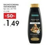Bennet Naturaverde Bagnoschiuma offerta