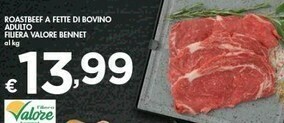 Bennet Bennet Roastbeef A Fette Di Bovino Adulto Filiera Valore offerta