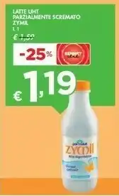 Bennet Parmalat Zymil Latte Uht offerta