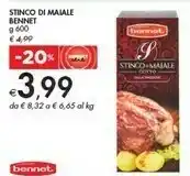 Bennet Bennett Stinco Di Maiale offerta