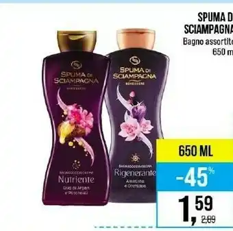 Caddy's Spuma di Sciampagna Bagnoschiuma offerta