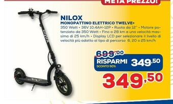 Euronics Nilox Monopattino offerta